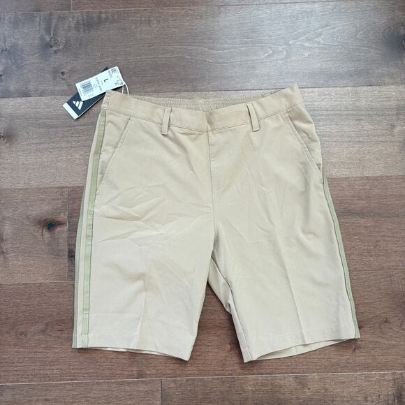 Adidas Boy's Sport Golf Shorts Hemp size Large NWT - Picture 1 of 5